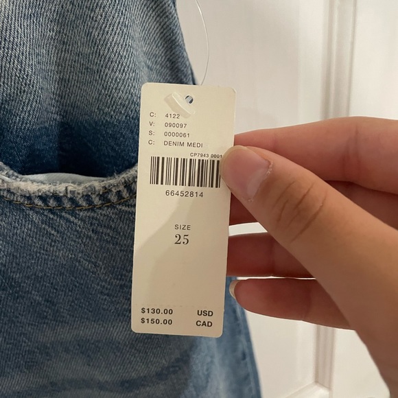 anthropologie pilcro the bow boyfriend jeans | size 25 - Picture 6 of 7